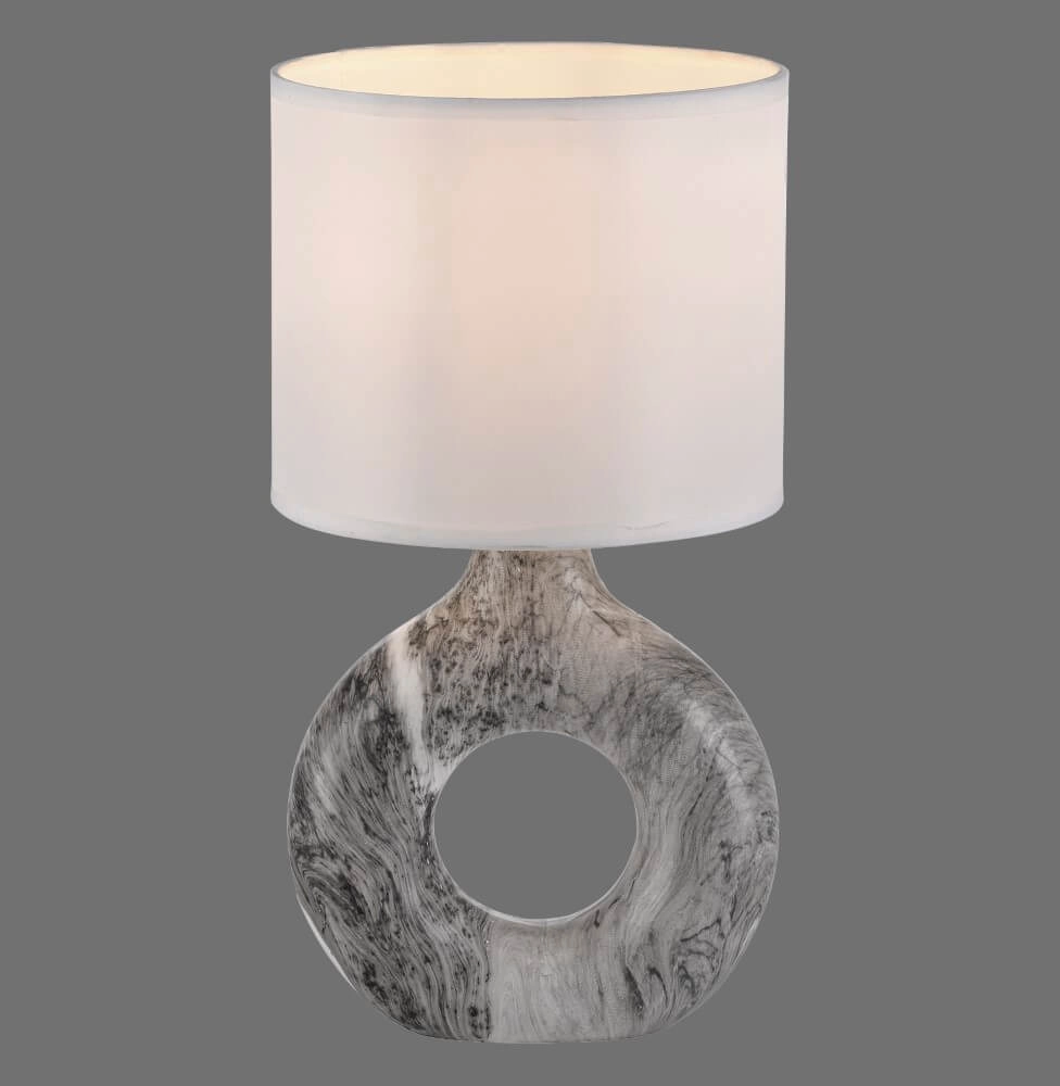 Lampe de table Carara gris Just Light 4043689004835