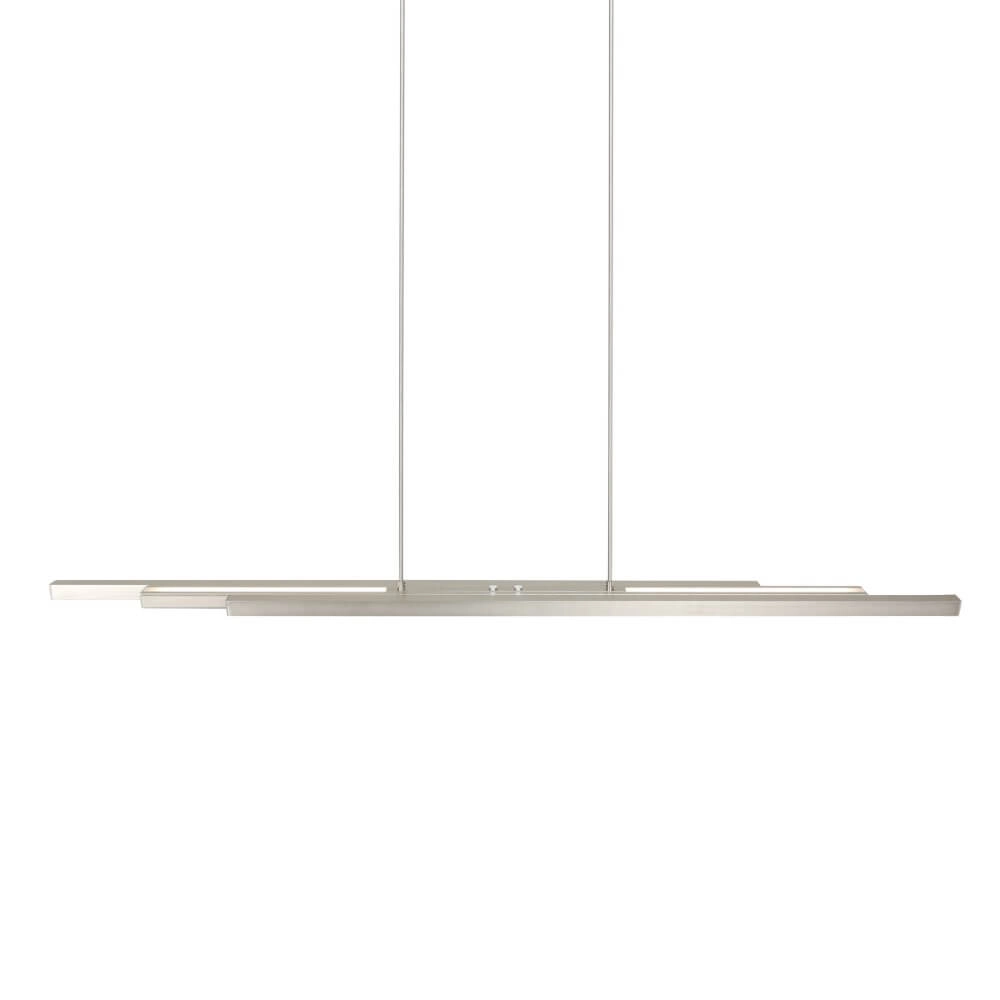 Lampe à suspension LED Zelena Motion réglable 80cm métal gris Steinhauer 8712746122763