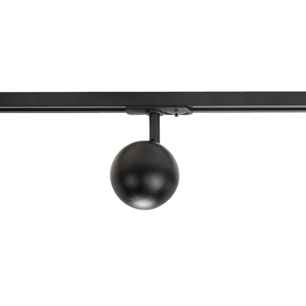 Jeu de rails monophasés 150cm Bolo noir avec 4 taches Highlight 8718379039706