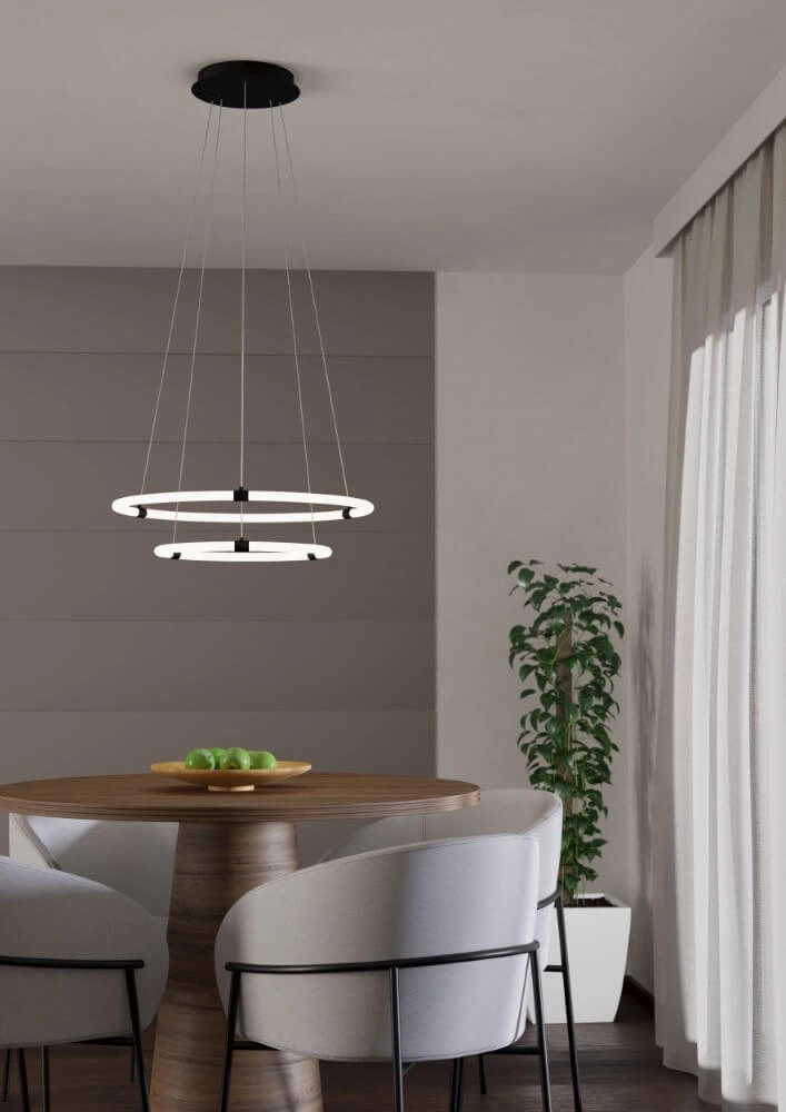 Lampe suspendue design Banderillas blanc avec du noir Stars of Light 9002759398392