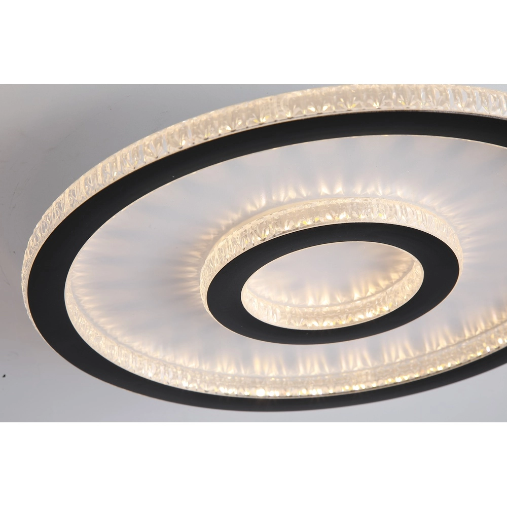 Plafonnier Roundel noir Searchlight 5053423299556