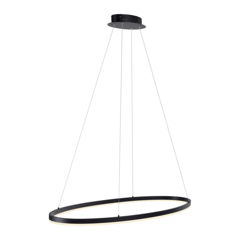 Lampe à suspension anthracite Titus Ø 118 cm