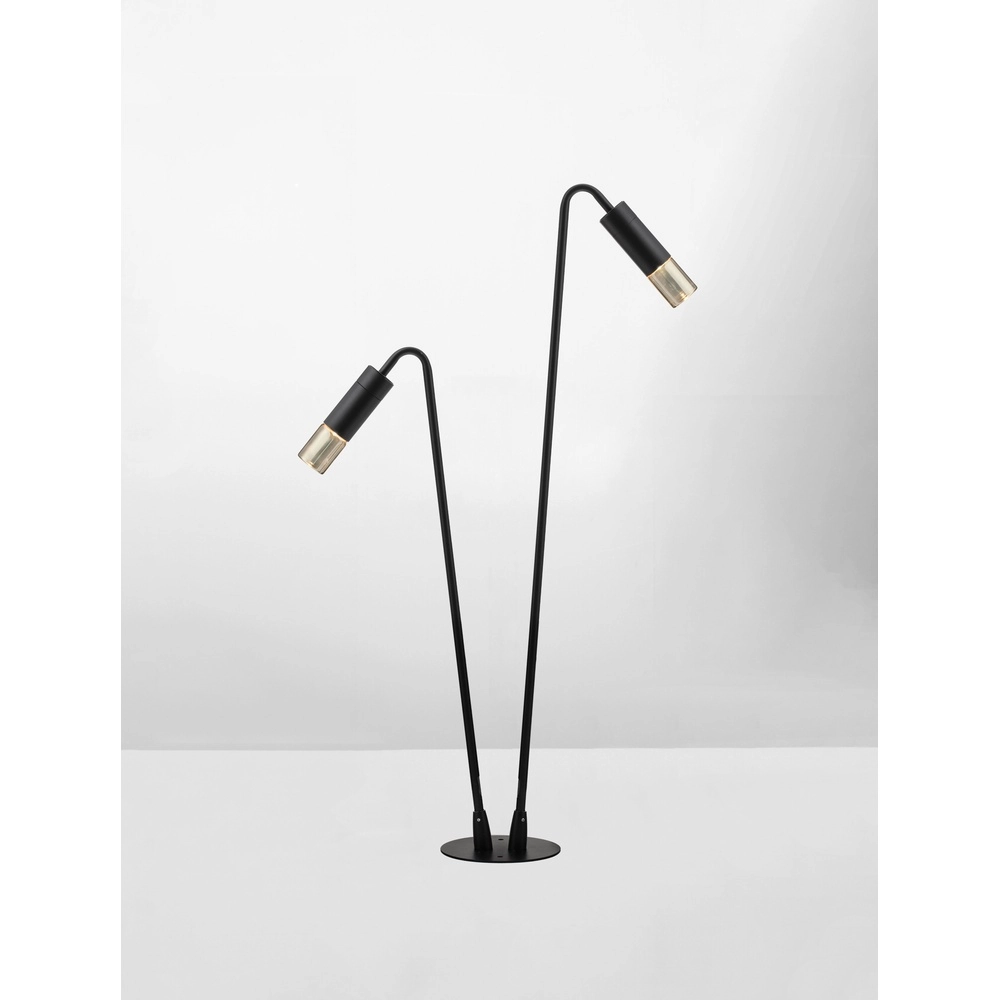 Lampe de jardin Aether double anthracite