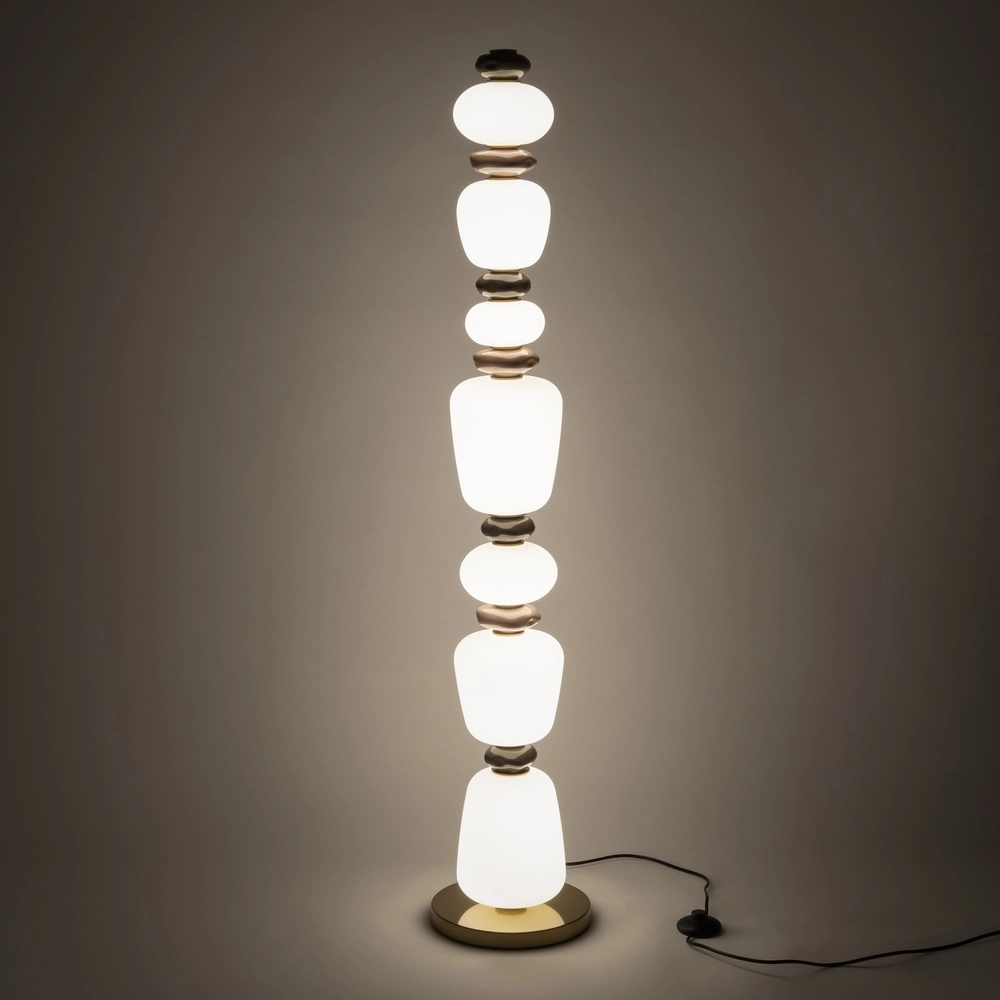 Lampe de pied Ceramic Led Céramique et verre Lyora 5903139117043