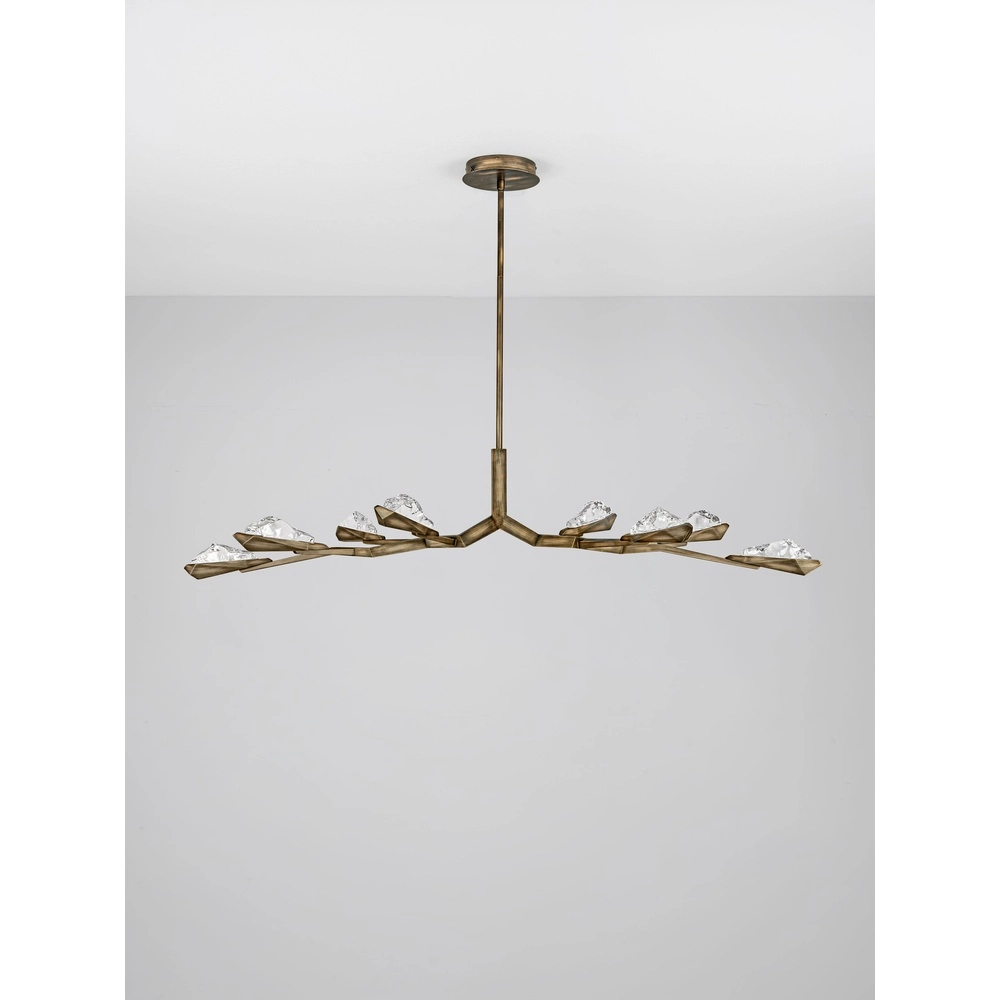 Lampe pendante ancienne Greta Laiton ancien 172,5 cm Lyora 5212063500341