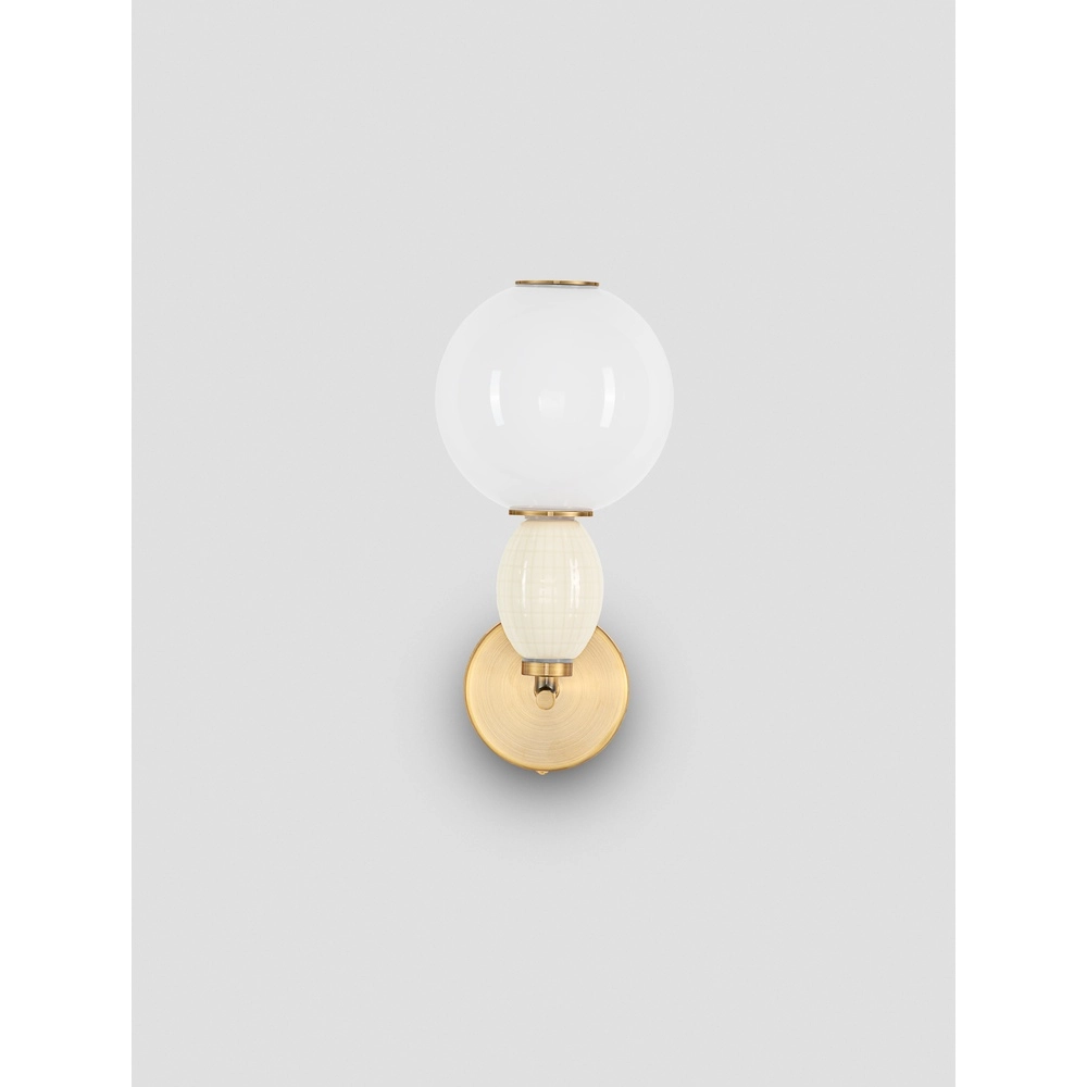 Applique murale Obrie Or avec blanc Lyora 5212017484215