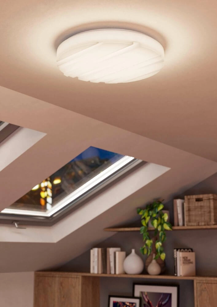 Plafonnier LED moderne Ferentino Ø 38 cm Eglo 9008606245062