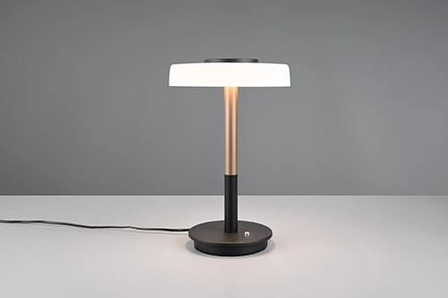 Lampe de table LED Celeste verre blanc Trio 4017807627374