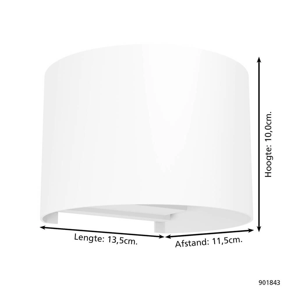 Spot monté en surface Calpino blanc Eglo 9008606347155