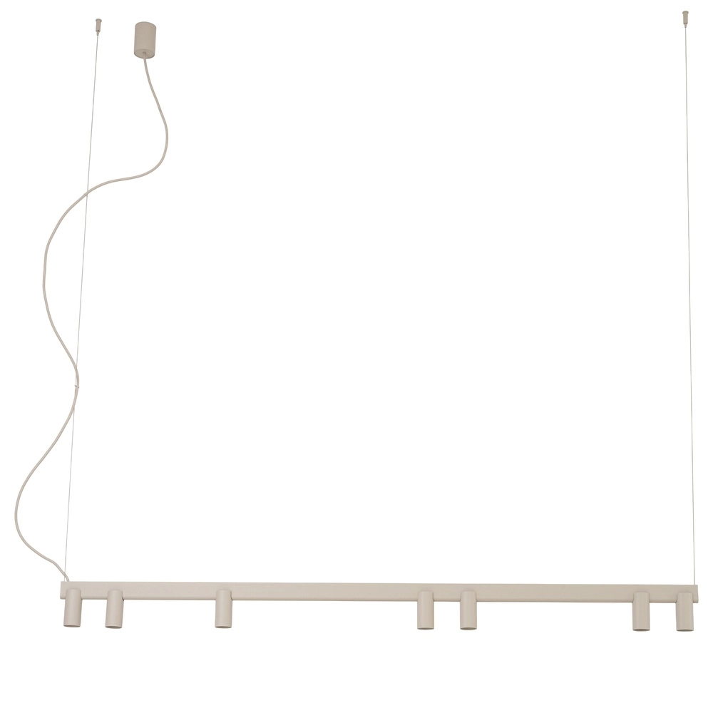 Lampe pendante de conception Fourty Brun sable 7 clairs Lyora 5903139122948