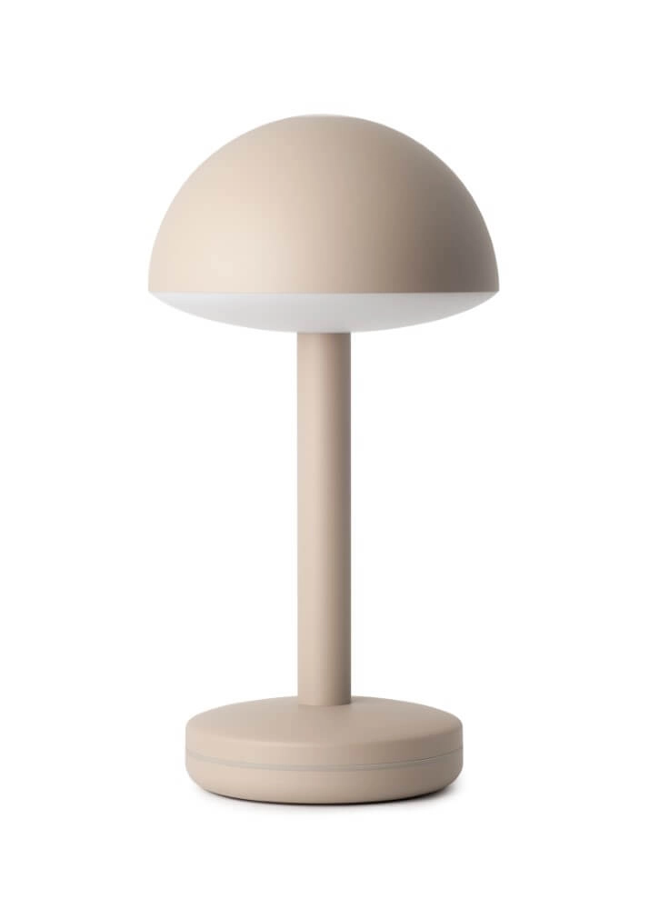 Lampe de table rechargeable Bug Beige