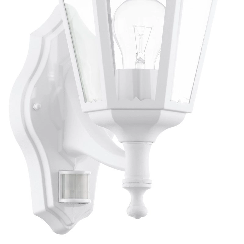 Lampe d'extérieur Navedo détecteur de mouvement blanc Eglo 9002759934477