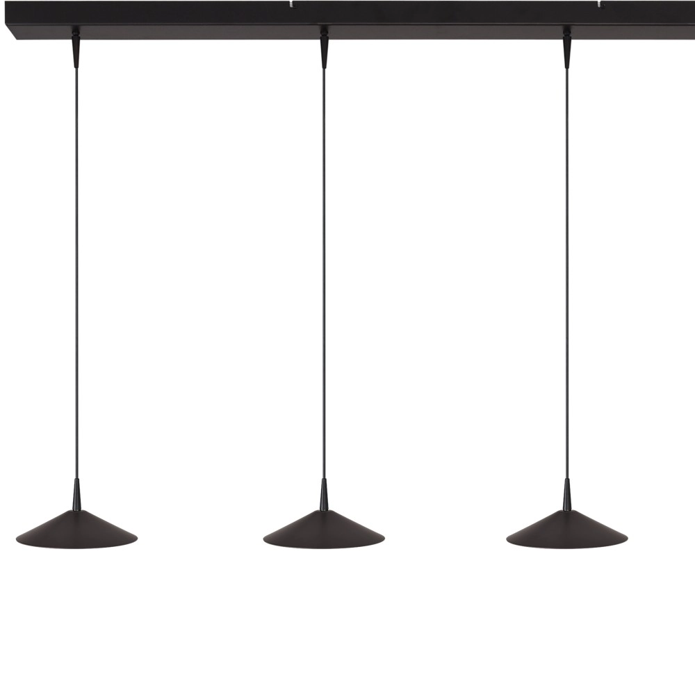 Lampe suspendue à 4 lumières Ceppo noir Ø 18cm Masterlight 8718121352060