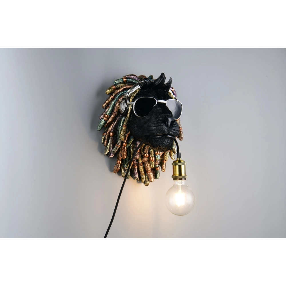 Applique murale Leo noir Trio 4017807677911