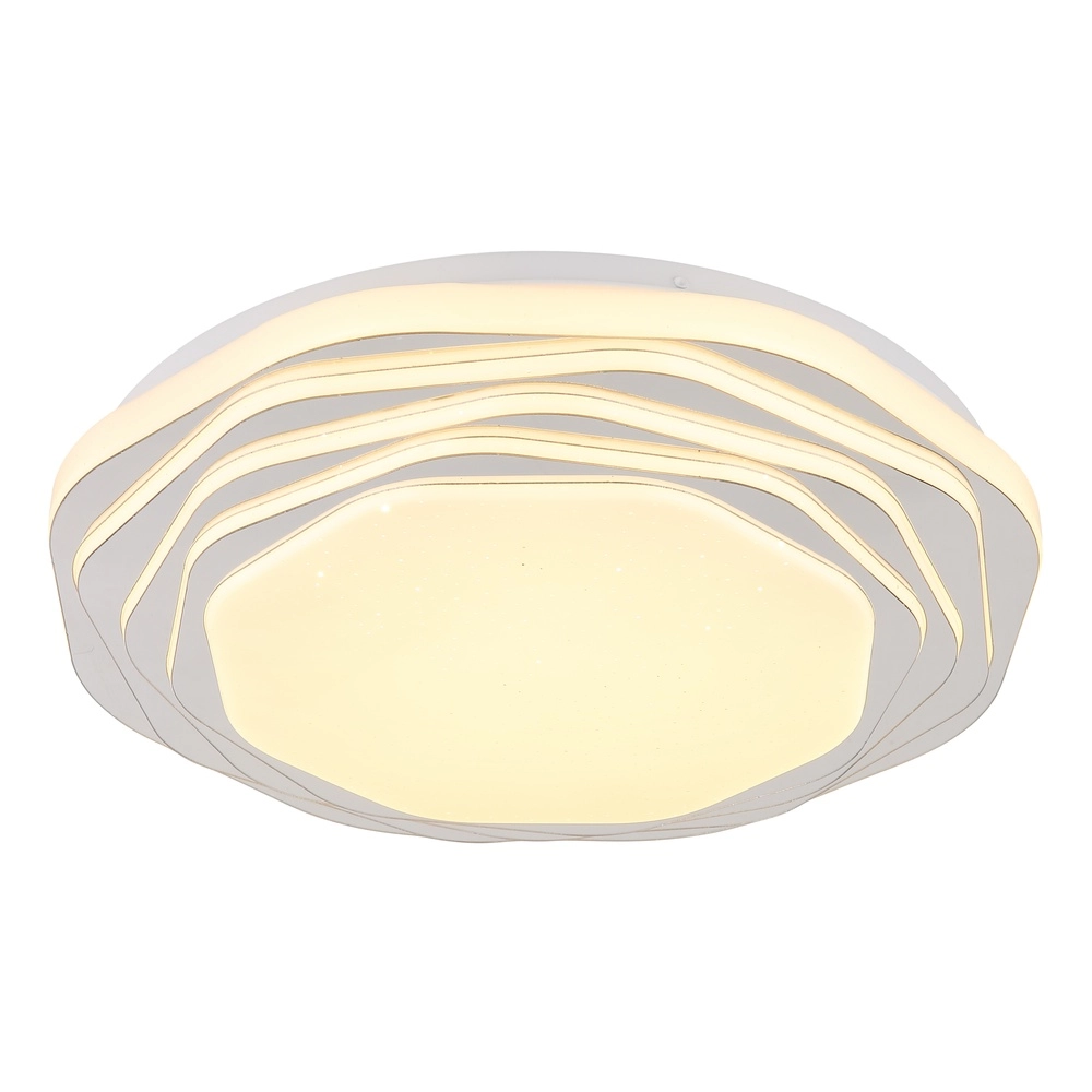 Lampe de plafond à design Flordelis blanc Ø 38cm Globo 9007371507702