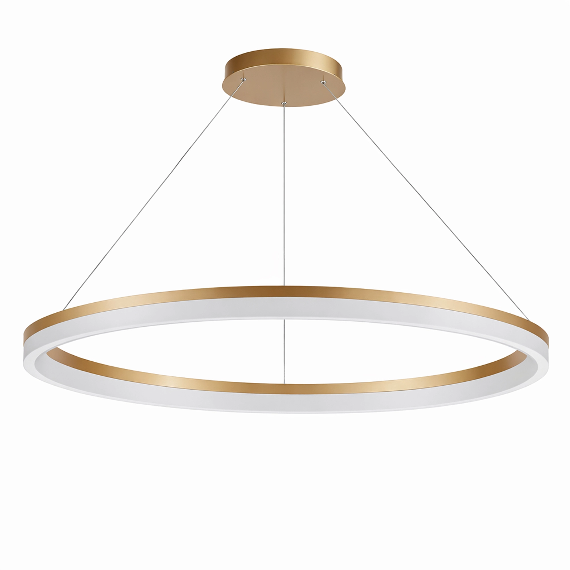 Lampe suspendue élégante Ara Ø 150 cm d’or Lyora 5053423316062
