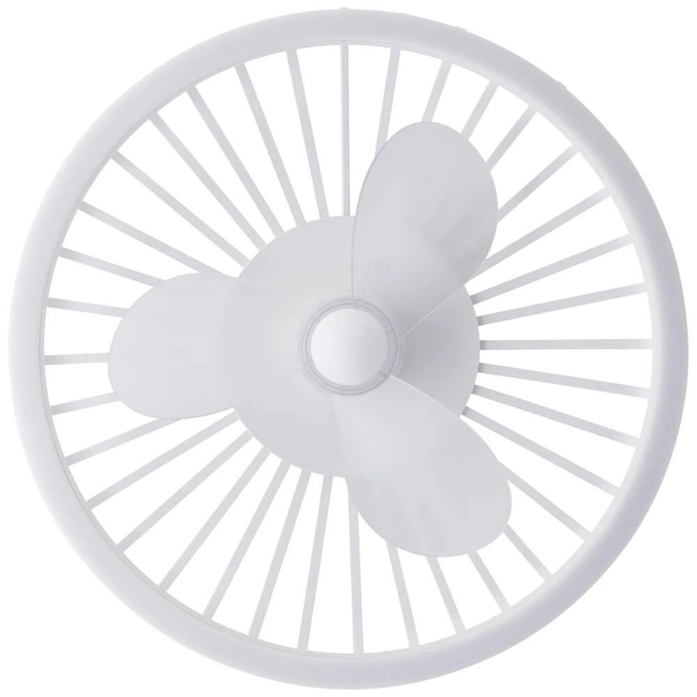 Ventilateur de plafond à lampe filaire Capo blanc Brilliant 4004353453427