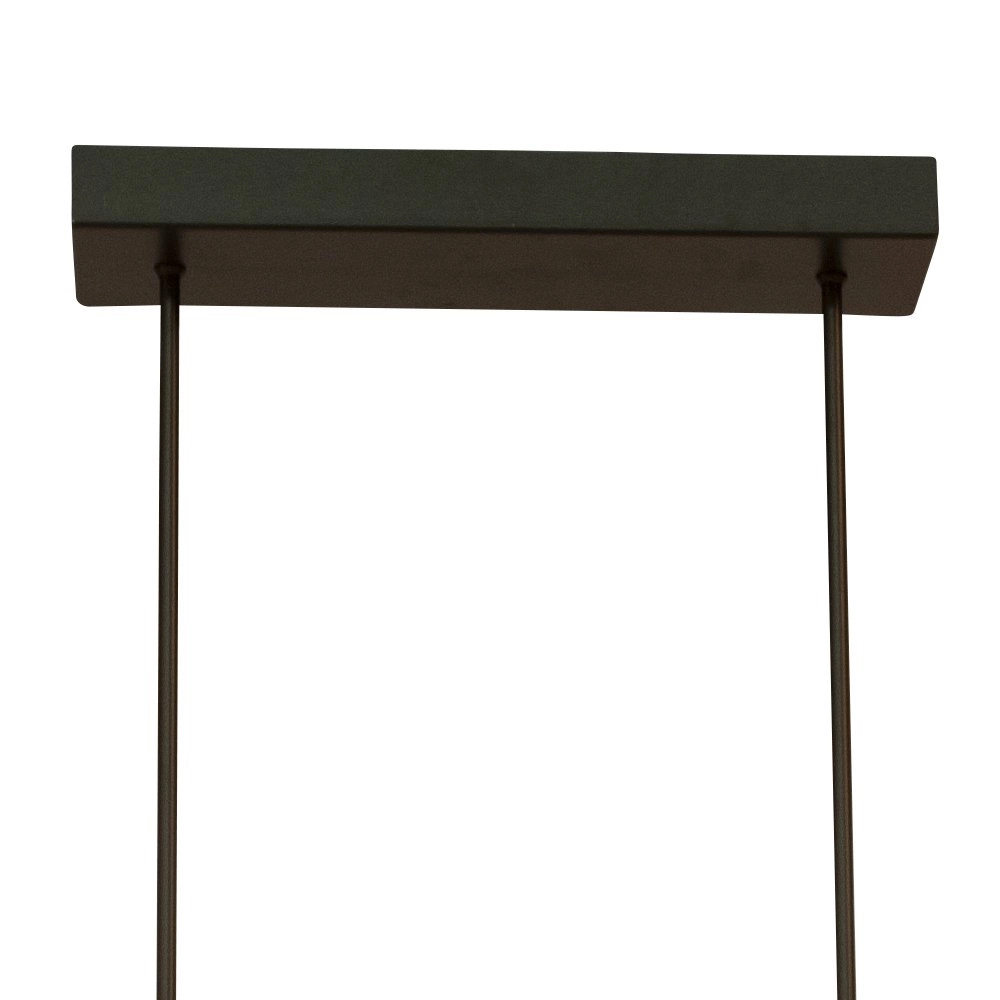 Lampe suspendue noire Real 3 160cm avec de l'or Masterlight 8718121216331