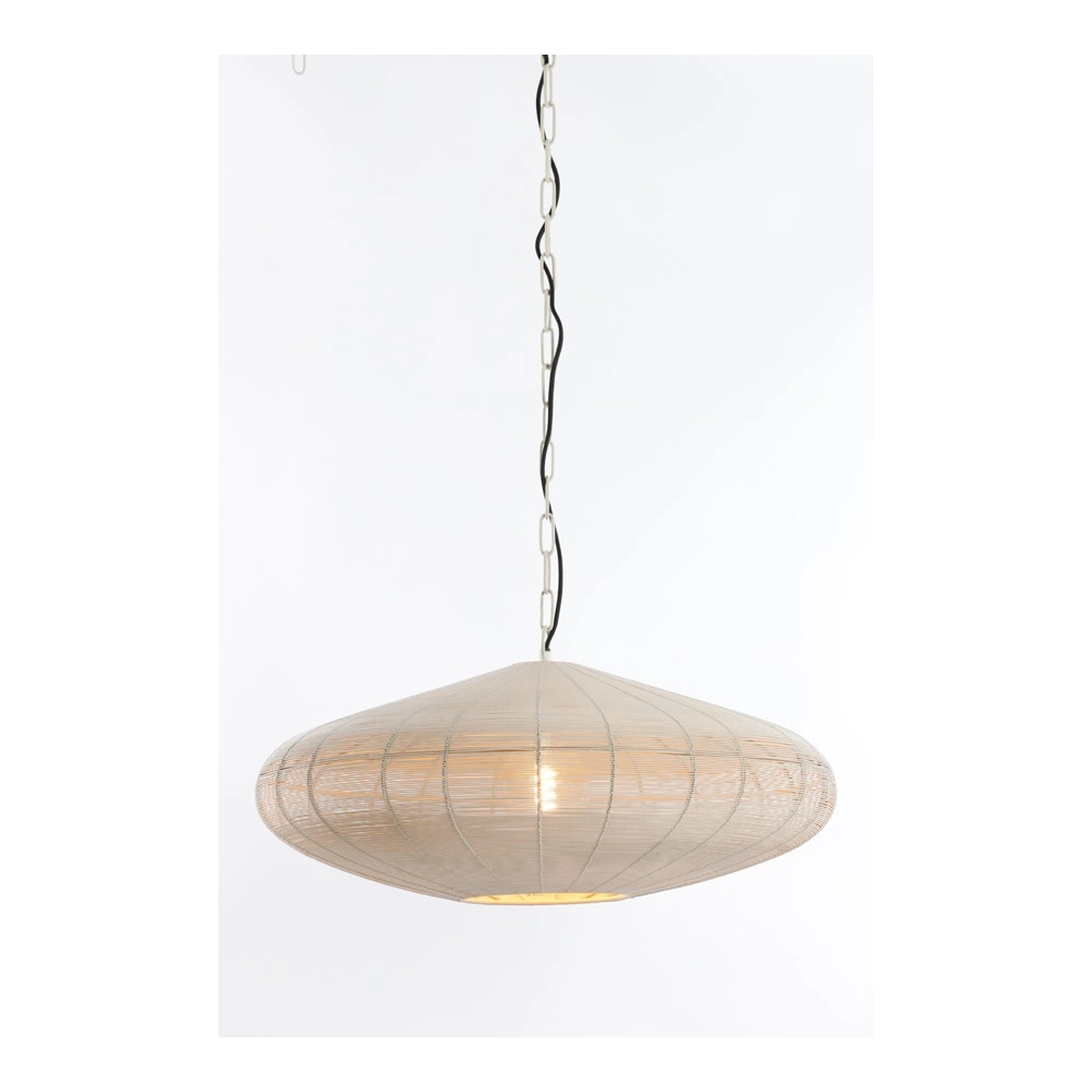 Lampe suspendue Bahoto blanc Ø 60cm Light & Living 8717807705299