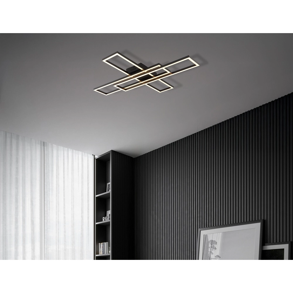 Lampe de plafond Tatjana Noir Globo 9007371569311