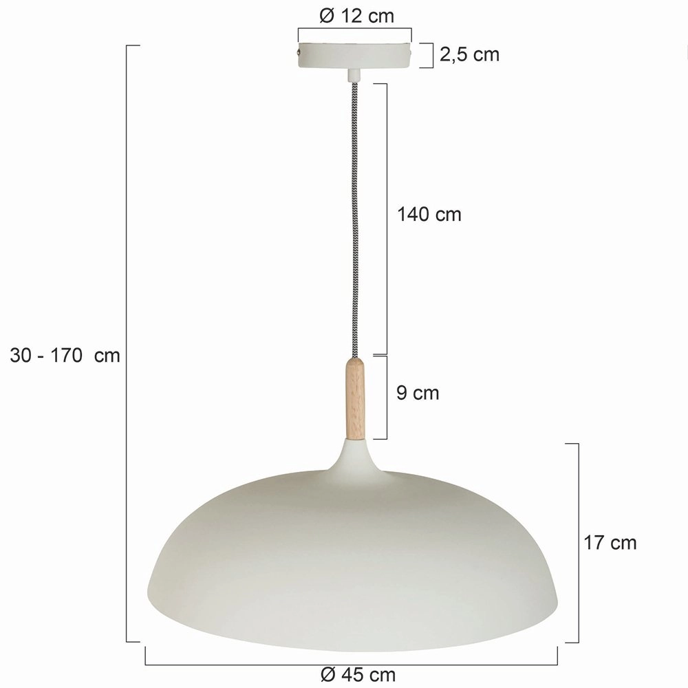 Lampe à suspension Hella 45 Steinhauer 8712746104349