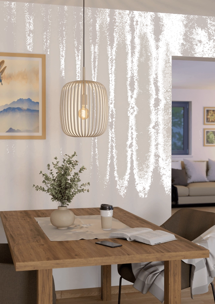 Lampe suspendue pour table à manger Romazzina Ø 32,5 cm Eglo 9008606244300