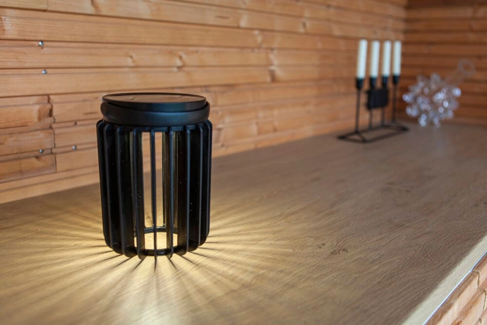 Lampe de table solaire Kozy noir Lutec 6939412089133