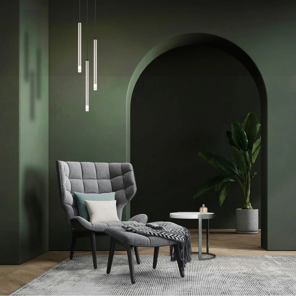 Suspension design Ryan Nickel 3 lumières Globo 9007371484041