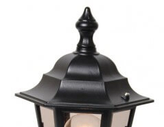 Lampe d'extérieur classique Berlusi noir Franssen 8033239017138