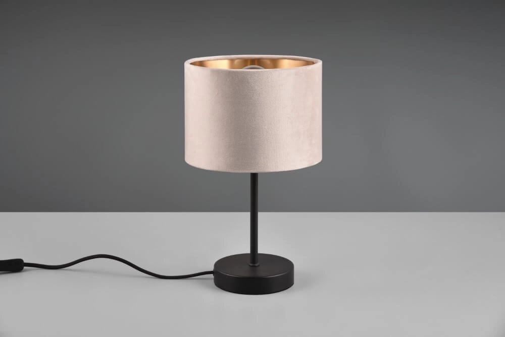 Lampe de table Julieta capuche en velours Trio 4017807574142