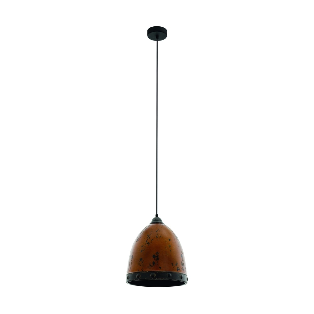 Lampe pendante classique Redhill Ø 31,5 cm marron