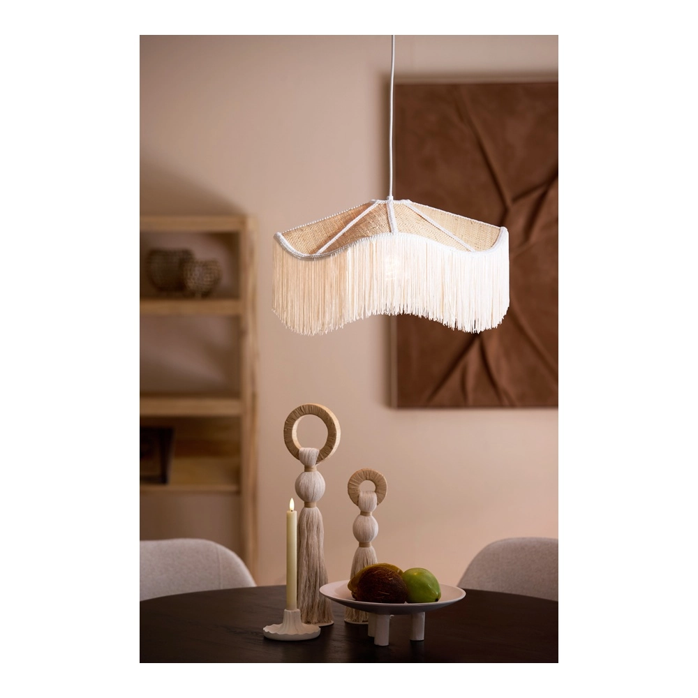 Lampe suspendue Tiffany blanc Ø 40cm Light & Living 8717807831738