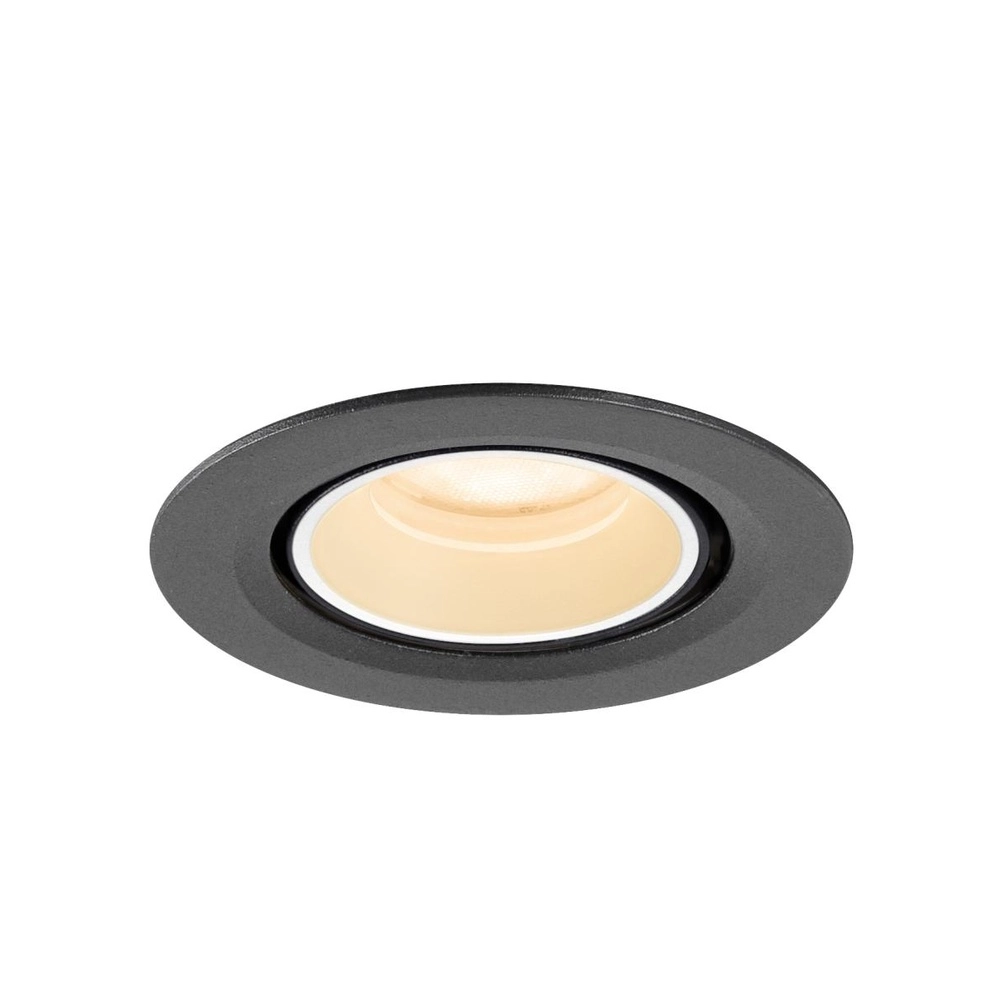 Spot encastré Numinos Gimble XS noir/blanc 2700K - 55 deg SLV 4024163307215