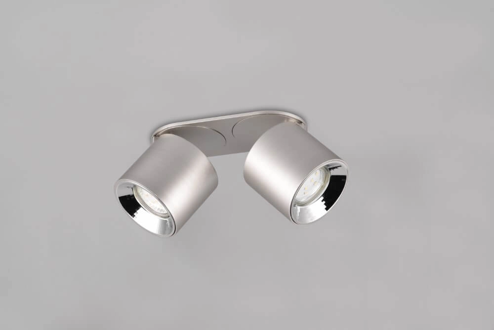 Plafonnier Guayana Nickel à 2 lumières Trio 4017807573978