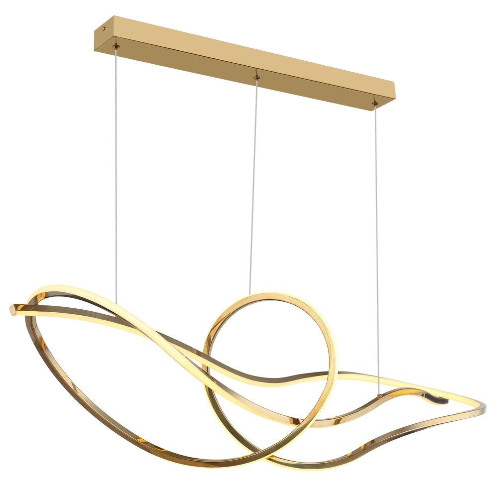 Lampe pendante dorée Iduna Modernité Globo 9007371507429