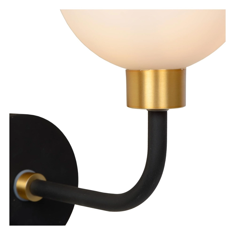 Lampe murale Berend noir et blanc Lucide 5411212302632