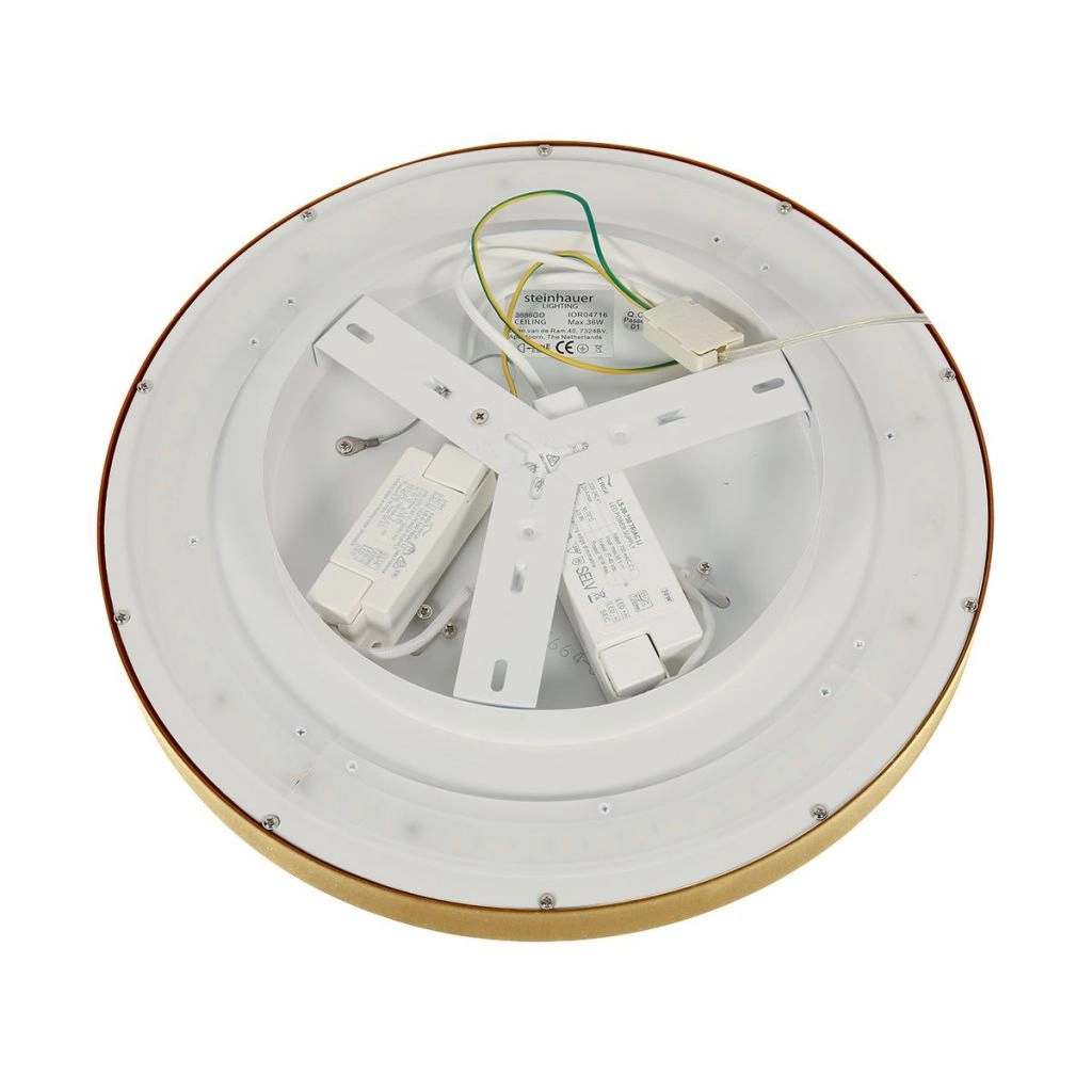 Éclairage de plafond moderne Flady or Ø30cm Steinhauer 8712746180985