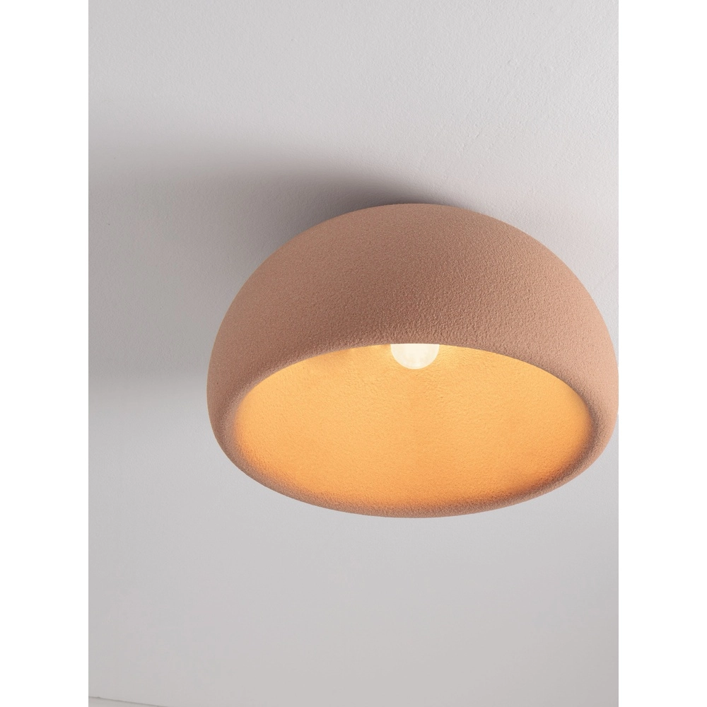 Lampe de plafond moderne Davo terre cuite Ø 50cm Lyora 5212017495716