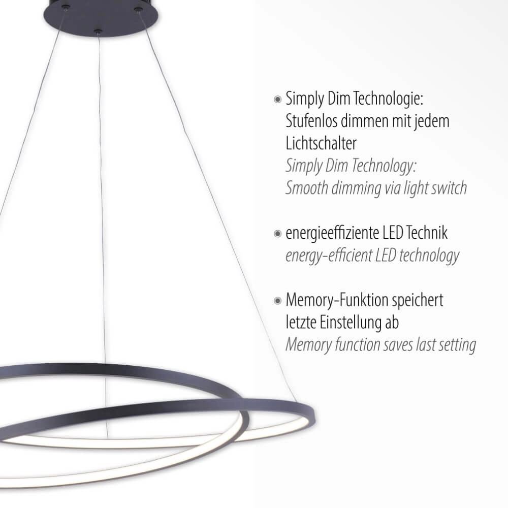 Lampe suspendue Roman conception Paul Neuhaus 4012248324028