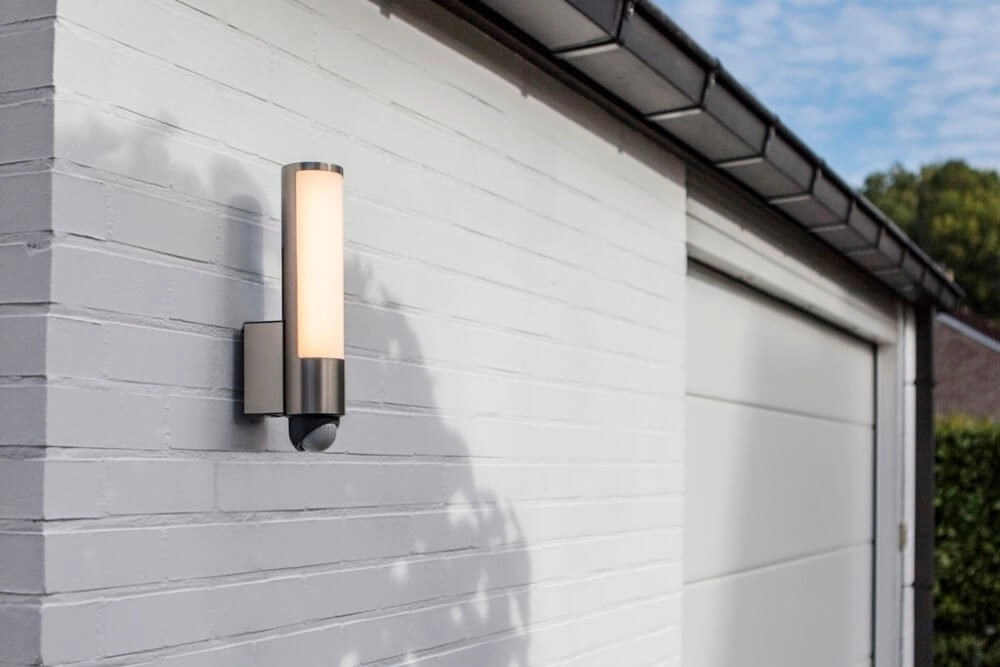 Applique Leda Modèle en acier inoxydable avec capteur Lutec 6939412048406