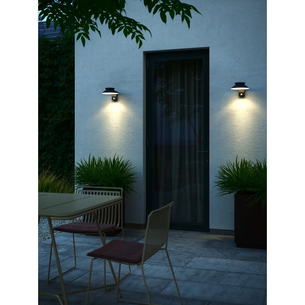 Applique solaire Justina noir Nordlux 5704924017544