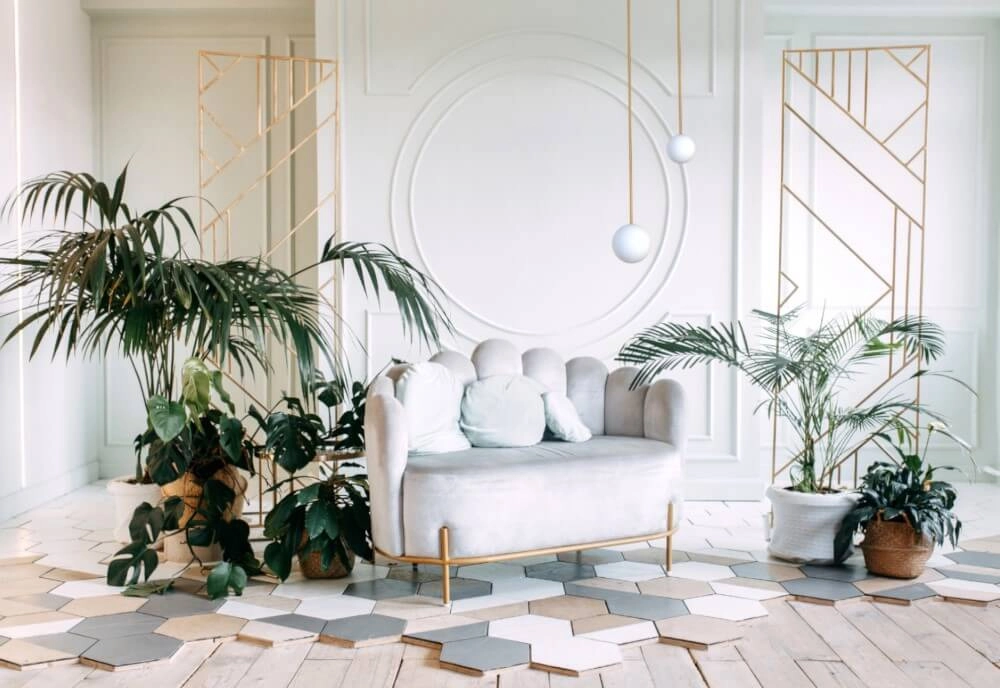 Plafonnier en verre Kier L Or - 140cm Lyora 5903139103084