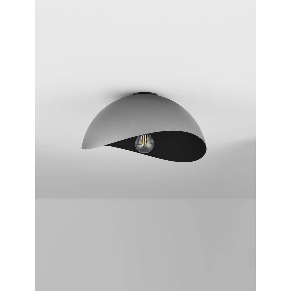 Plafonnier Opsi noir Ø 30cm Lyora 5212017458070