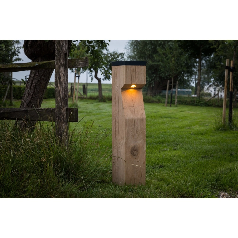 Éclairage solaire en bois Eye Solar Accoya - 17,5x17,5x90 -2700K Timberlab 8716803513860
