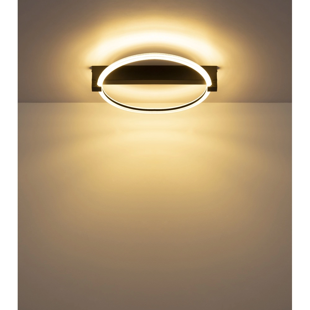 Lampe de plafond Fletcher Design noir Globo 9007371583287