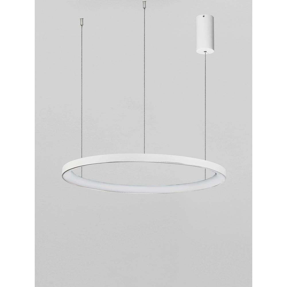 Suspension design Pertino blanc Ø 58cm 2700K Lyora 5212017446046
