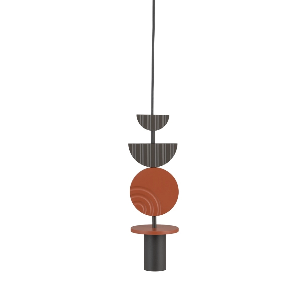 Lampe pendante unique Drops Color Ombra Grey Lyora 5903139111966
