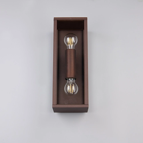 Lampe murale moderne Garonne M brun rouille Trio 4017807687392