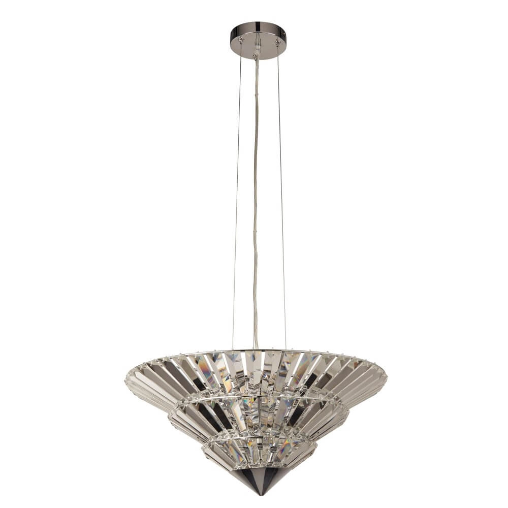 Lampe suspendue Savannah Ø 50,5cm chromé