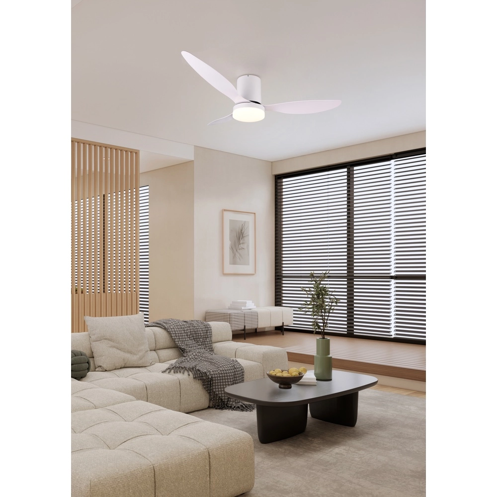 Ventilateur de plafond Goteborg Blanc Trio 4017807643602